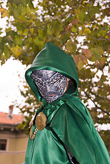 Image showing Green Armored Warrior