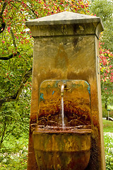 Image showing Old mineral fountain