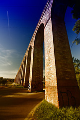 Image showing Ancient Aqueduct in Lucca, Italy