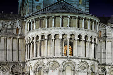 Image showing Duomo in Pisa by Nignt, Architectural Detail