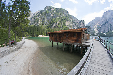 Image showing Braies Lake, Italy