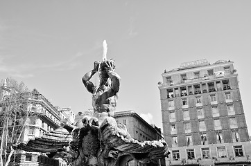 Image showing Piazza del Tritone in Rome, Italy