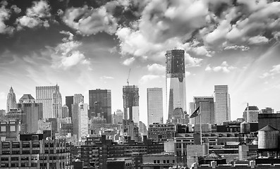 Image showing City Skyline with Buildings and Skyscrapers