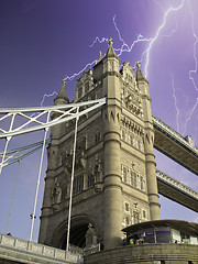 Image showing Tower Bridge in London