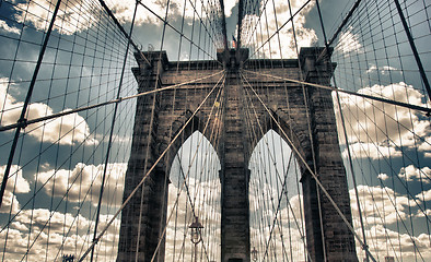 Image showing Brooklyn Bridge, New York City