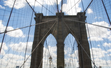 Image showing Brooklyn Bridge Architecture