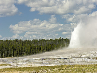 Image showing Old Faithful, Yellowstone National Park