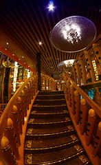 Image showing Magnificent interiors on cruise the ship