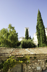 Image showing Architectural Detail of Assisi in Umbria