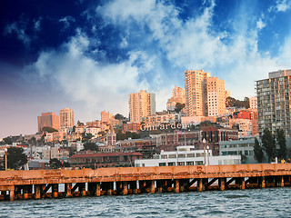 Image showing San Francisco Skyline at Sunset