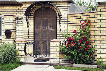 Image showing Facade of a little house