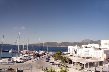 Image showing Adamas Milos Greek Island harbor view