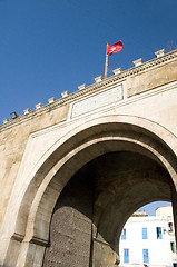 Image showing Bab el Bhar (Porte de France) Sea Gate Tunis Tunisia