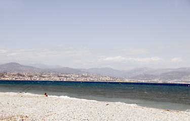 Image showing The French Riviera Cote d'azur Nice France Mediterranean Sea