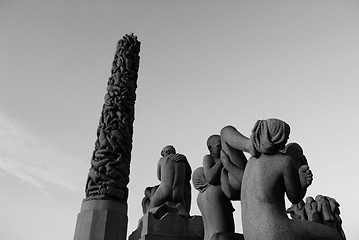 Image showing Vigeland sculptures