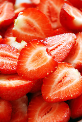 Image showing  fresh strawberries 