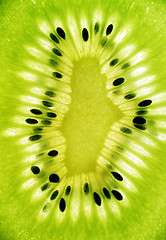 Image showing Abstract photo of a kiwi