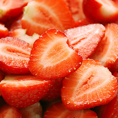 Image showing fresh strawberries 