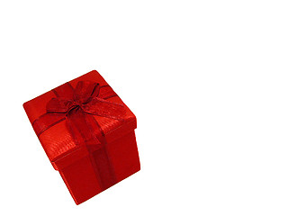 Image showing Red Wrapped Gift