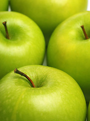 Image showing fresh green apples 