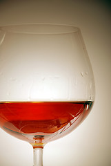 Image showing Glass of cognac