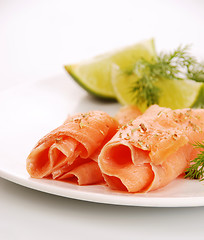 Image showing smoked salmon 