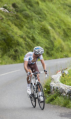 Image showing Climbing the Col D'Aubisque