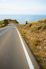 Image showing Coastal road