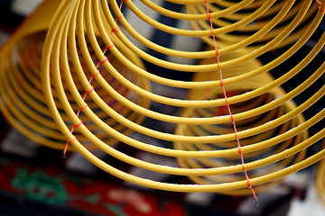 Image showing Incenses in a chinese temple