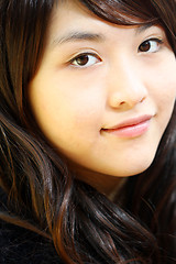 Image showing Beautiful and young asian woman portrait