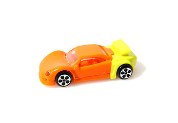 Image showing Toy car isolated on white background