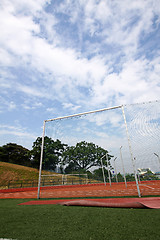 Image showing Stadium with net