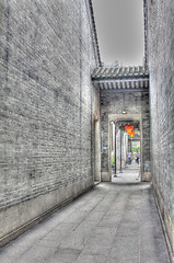 Image showing Corridor in temple of China