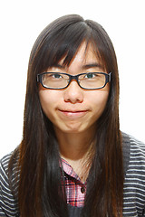 Image showing Asian woman smiling