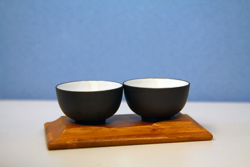 Image showing Chinese tea cups