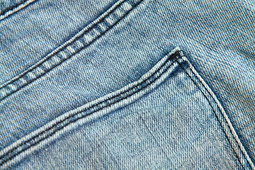 Image showing Blue jeans background