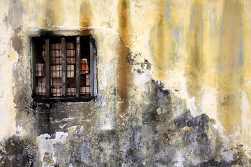 Image showing Vintage wall and window background