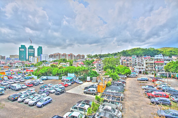 Image showing Yuen Long downtown in Hong Kong, HDR image.