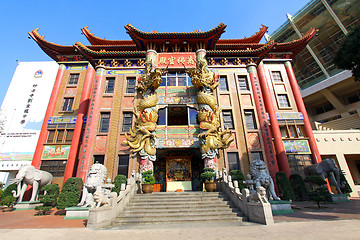 Image showing Miu Fat Buddist Monastery in Hong Kong