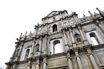 Image showing Ruins of St. Paul's landmark in Macau