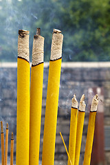 Image showing Incenses in a chinese temple