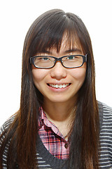 Image showing Asian woman smiling
