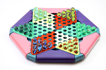 Image showing Chinese checkers game