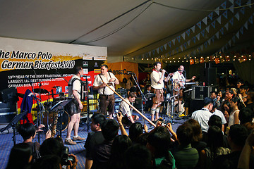 Image showing The Marco Polo German Bierfest in Hong Kong