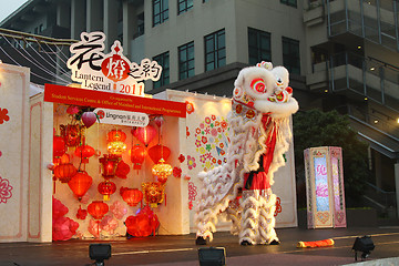 Image showing Lantern Legend in Lingnan University, Hong Kong 