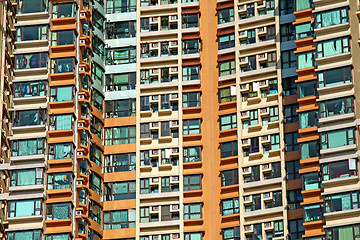 Image showing Hong Kong apartment blocks