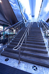 Image showing Stairs in subway station