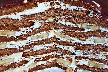 Image showing Background - Chocolate cake