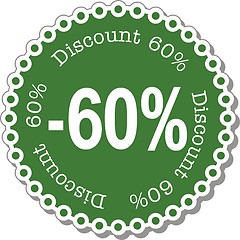 Image showing Discount sixty percent