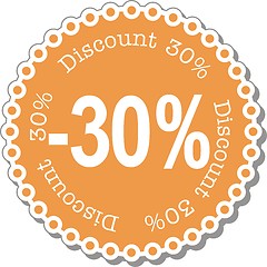 Image showing Discount thirty percent